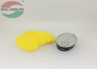 ขวดพลาสติกสีเหลืองรูปไข่พลาสติกปลอดสารเคมีสำหรับบรรจุหีบห่อ