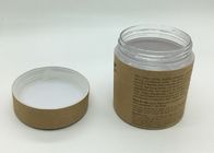 Body Lotion Paper Composite Cans For Bottles / Cardboard Cylinder Box Packaging