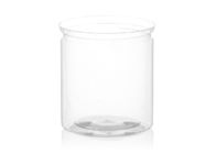 Heat Protection Clear Plastic Cylinder PET Easy Open Lid Canned Package