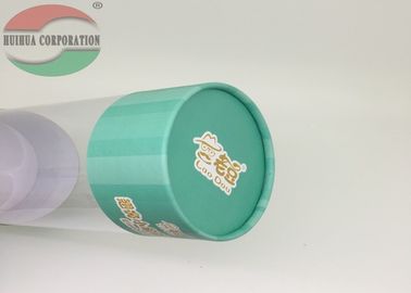 Clear Window Cardboard Paper Tube Packaging For Vacuum Cup ISO