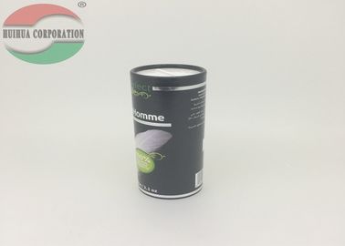 Custom Paper Tube Packaging / Cardboard Cylinder Containers For Sea Salt With Shaker Top