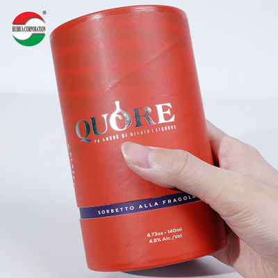 Custom Design Recyclable Paper Tube Packaging For Perfume Skincare Cosmetic Candle Essential Oil Round Box Cylinder Container