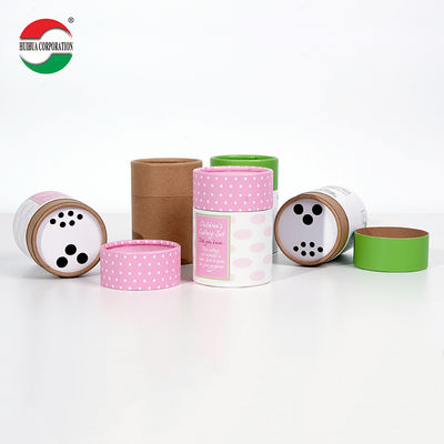 Custom Printed Kraft Cardboard Tube for Loose Powder Packaging