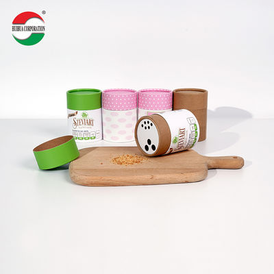 Custom Printed Kraft Cardboard Tube for Loose Powder Packaging