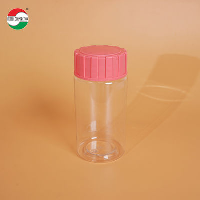 Wholesale Recycled Clear PET Plastic Jar with Screw Lids Cylinder Bottle  for Snack Cookie Candy Nut Storage