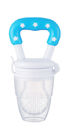 จุกนมหลอกสีฟ้า LSR ผลิตภัณฑ์ PP Plastic Baby Pacifier, โลโก้ที่กำหนดเอง