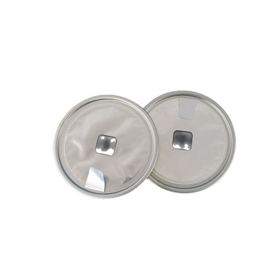 Silver Aluminum Easy-Open Lid for Tennis Ball Packaging Round Air Tight Can Easy Open End Featuring Tinplate Material