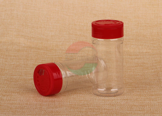 ที่เก็บอาหาร PET ล้างขวด Pet Jars ฝาเกลียวพลาสติกใสสำหรับเครื่องเทศ 1000ml