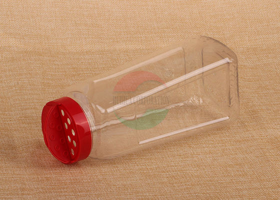 SGS Food Grade Square ล้าง Pet Jars รีไซเคิลได้ด้วย PP Screw Shake Top