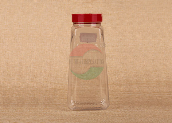ขนาดที่กำหนดเอง PET รีไซเคิลล้าง Pet Jars พลาสติกเครื่องเทศสามารถด้วยฝาเกลียว
