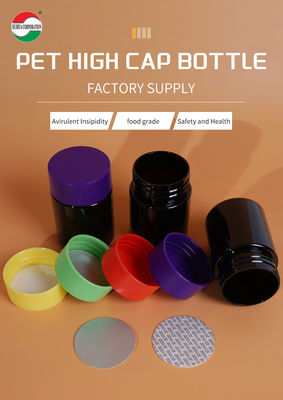 ร้านผลิตของจีน OEM ที่กําหนดเอง Lucifugal แข็งแรง PET พลาสติกกระป๋องสําหรับขนมหวาน