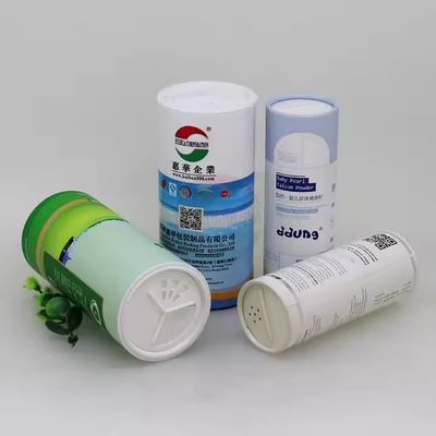 บรรจุภัณฑ์หลอดกระดาษแข็ง OEM เป็นมิตรกับสิ่งแวดล้อมสำหรับเครื่องเทศ พริกไทย โซดา เกลือ น้ำตาล หลอดลิปบาล์ม บรรจุภัณฑ์งานฝีมือ กล่องกระดาษ