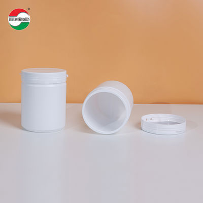 กระบอกพลาสติกใสรีไซเคิลได้และกันความชื้นขนาด 1250ML สำหรับผลิตภัณฑ์เพื่อสุขภาพและโภชนาการจากขวด HDPE HMD1250-96
