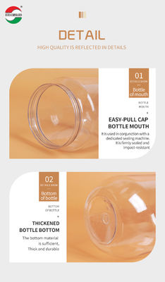 500ml PET Press Lid Beverage Can for Juice and Soft Drinks