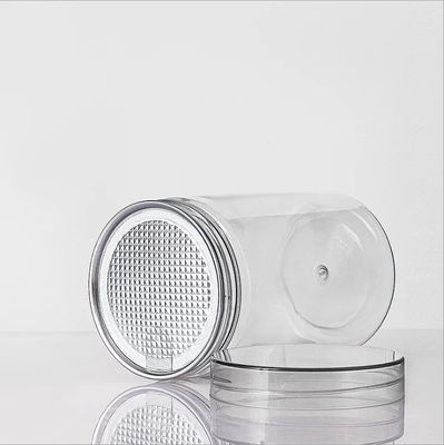 500ml 700ml 800ml 1000ml  85*115 85*120 85*130 Transparent Clear PET Can Plastic Jar Top Screw Cap for Nuts  Pistachio