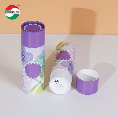 Good Quality HUIHUA Packing OEM Customized Paper Tube Paper Box with Switch Cover Shake Top for Powder Pepper