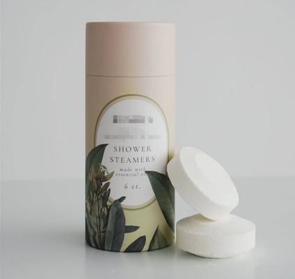 Natural Coffee Bean Drink Powder Container Paper Tube Tea Box Round Paper Tea Package Tube