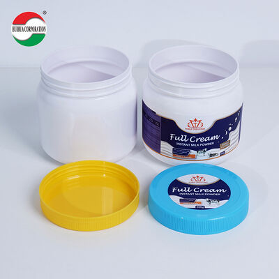 PET ข้างว่าง ขวดอาหารพลาสติก อาหารเสริมผง Albumen Powder Jar