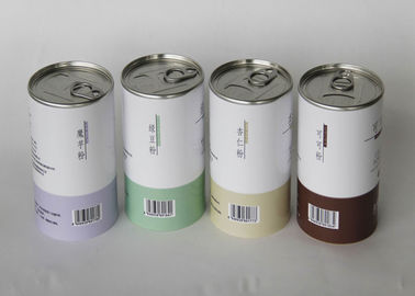 Pantone Paper Tube บรรจุภัณฑ์สำหรับเครื่องดื่ม Instant EOE อลูมิเนียม