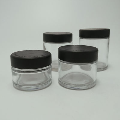 3oz childproof clear cantares herbs flowers ดอกไม้แก้วแก้ว CBD ดอกไม้ขวดขวด